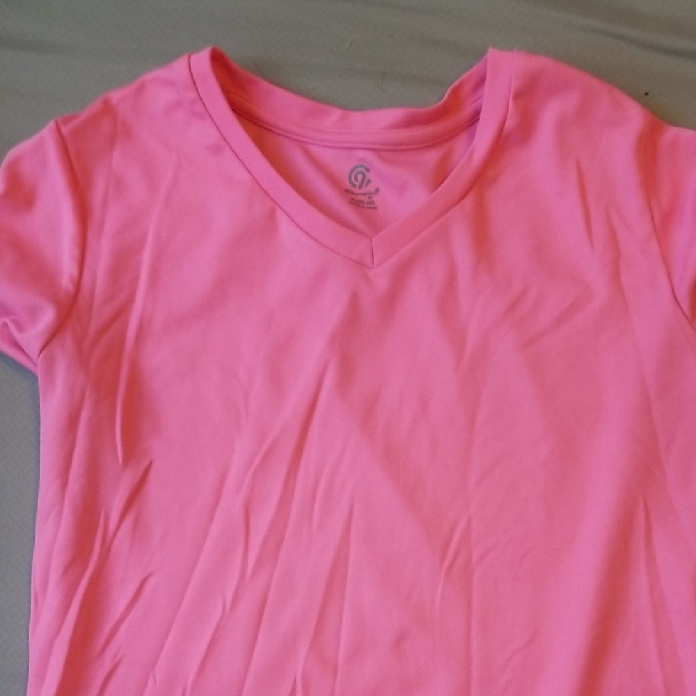 Pink workout shirt